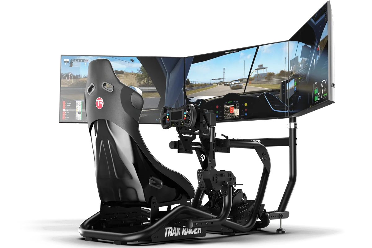 Integrated Triple Monitor Stand for Trak Racer TR8 PRO