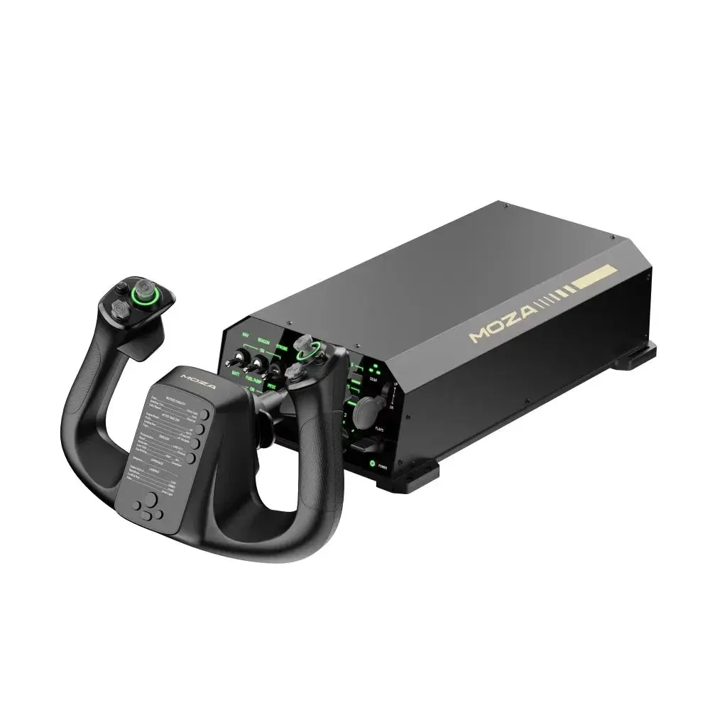 MOZA Racing MFY Yoke + AY210 Basis PC Flight control systeem (Ex Return)