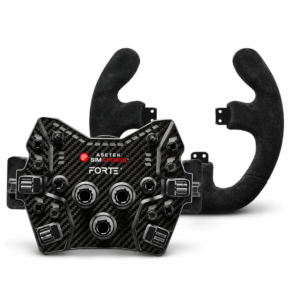 Asetek SimSports Forte GT Button Box (Black, Aluminum)