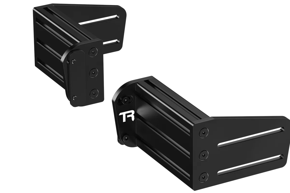 TR-One Black Fully Adjustable Direct Fit Wheel Mount for FANATEC PODIUM DD1 DD2 CSL DD