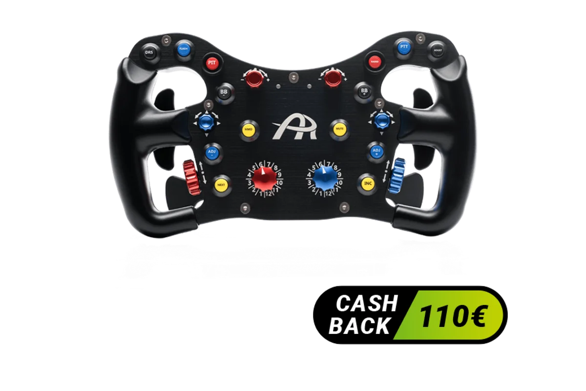 Ascher steering wheel F64 V3 - Simucube Wireless
