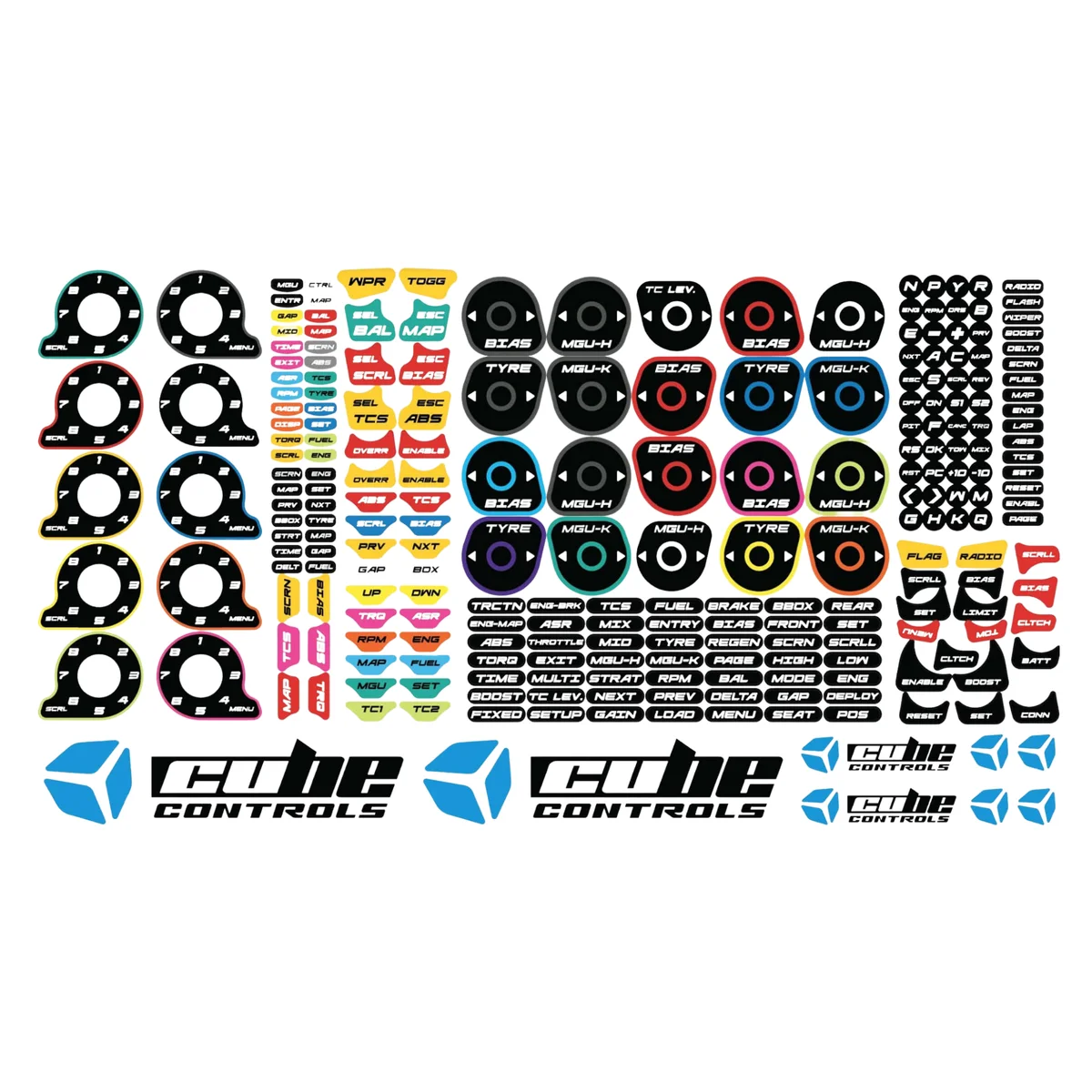 Cube Controls Sticker Kit 2.0