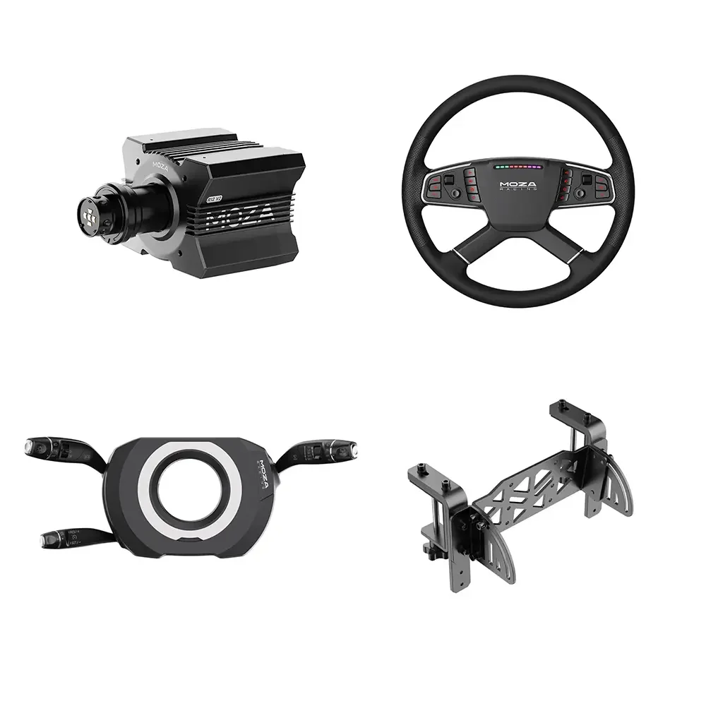 MOZA R12 V2 + TSW Truck Wheel Complete Bundle