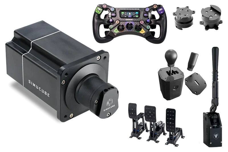 Bundle - Wheelbase, Wheel, Pedal Set, Shifter and Handbrake