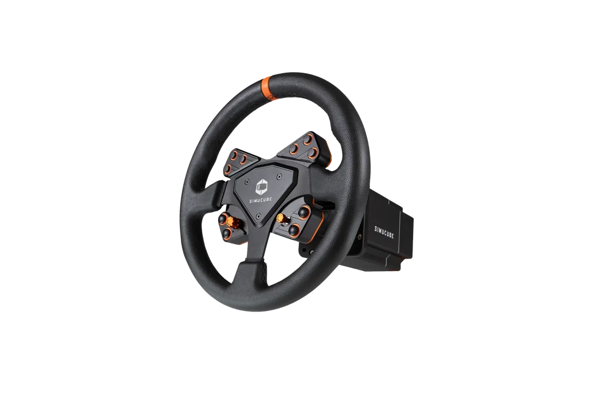 Simucube Tahko Round Black Edition x Simucube 2 Wheelbase Bundle Simucube 2 Pro