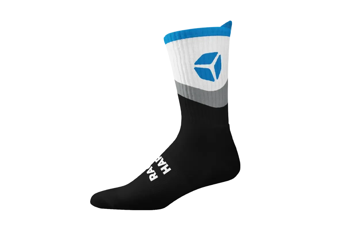 G+ Sim Racing Socks - s / blue