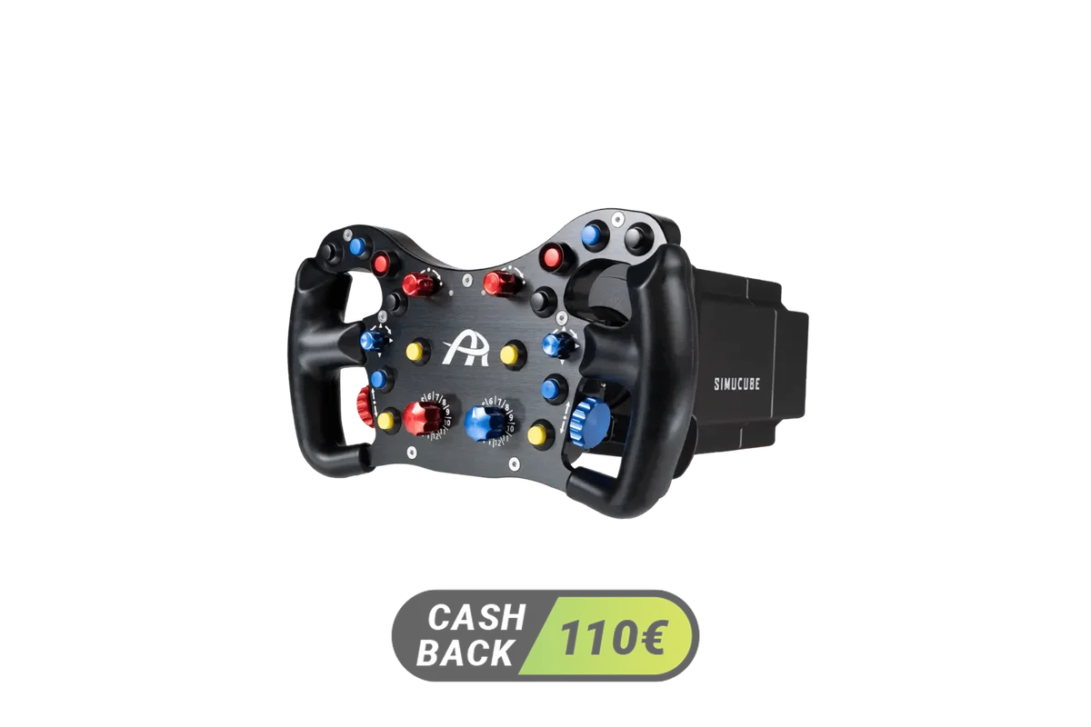 Ascher F64 V3 x Simucube 2 Wheelbase Bundle