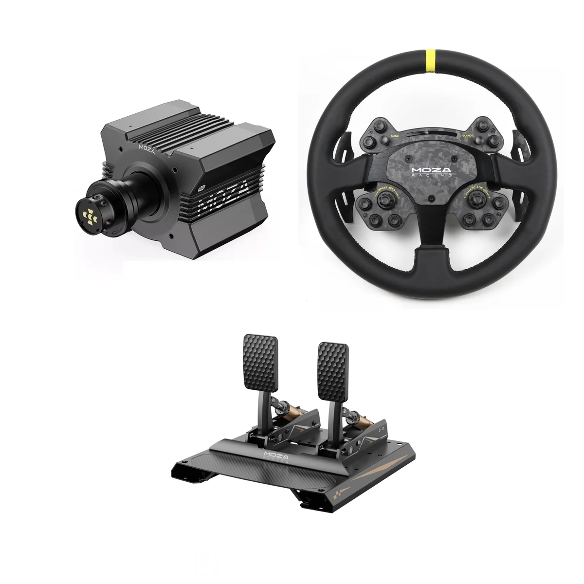 Moza R12 + RS V2 + CRP2 Bundle