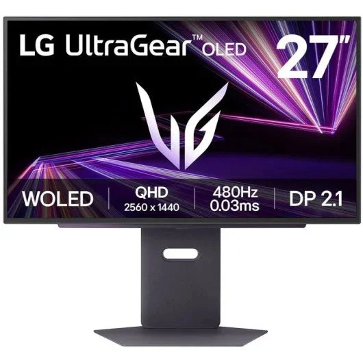 LG UltraGear OLED 27" QHD 480Hz G-Sync Curved Gaming Monitor
