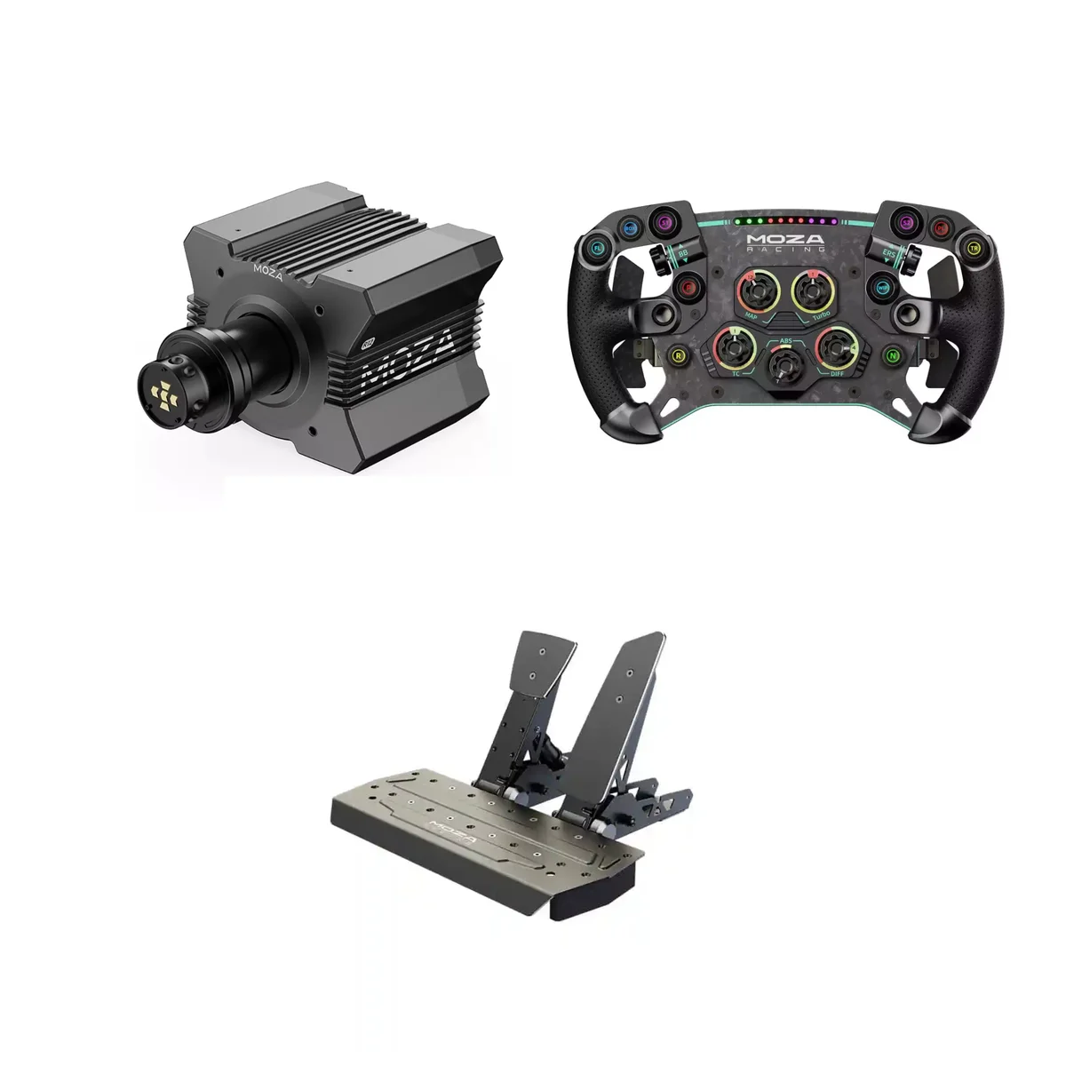 Moza R12 + GS V2 + SR-P Bundle