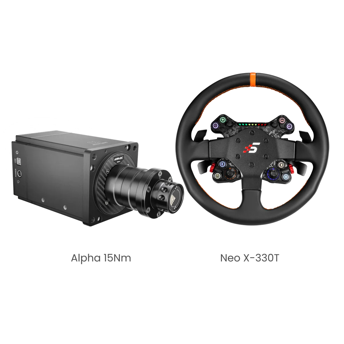 Simagic Alpha Base 2-Piece Bundle