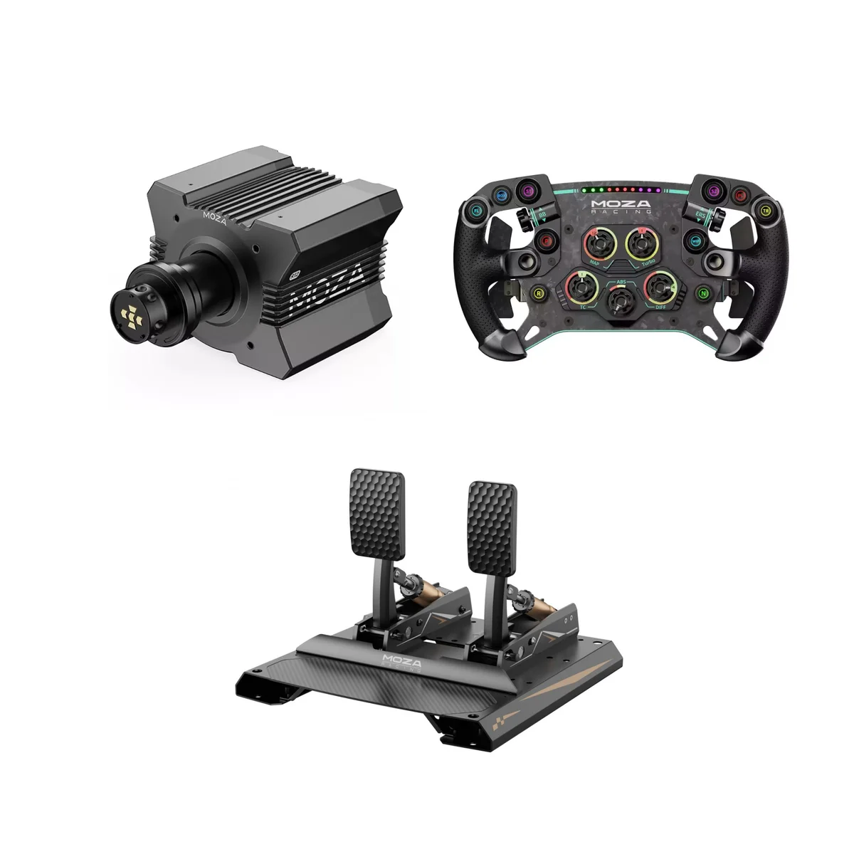 Moza R12 + GS V2 + CRP2 Bundle