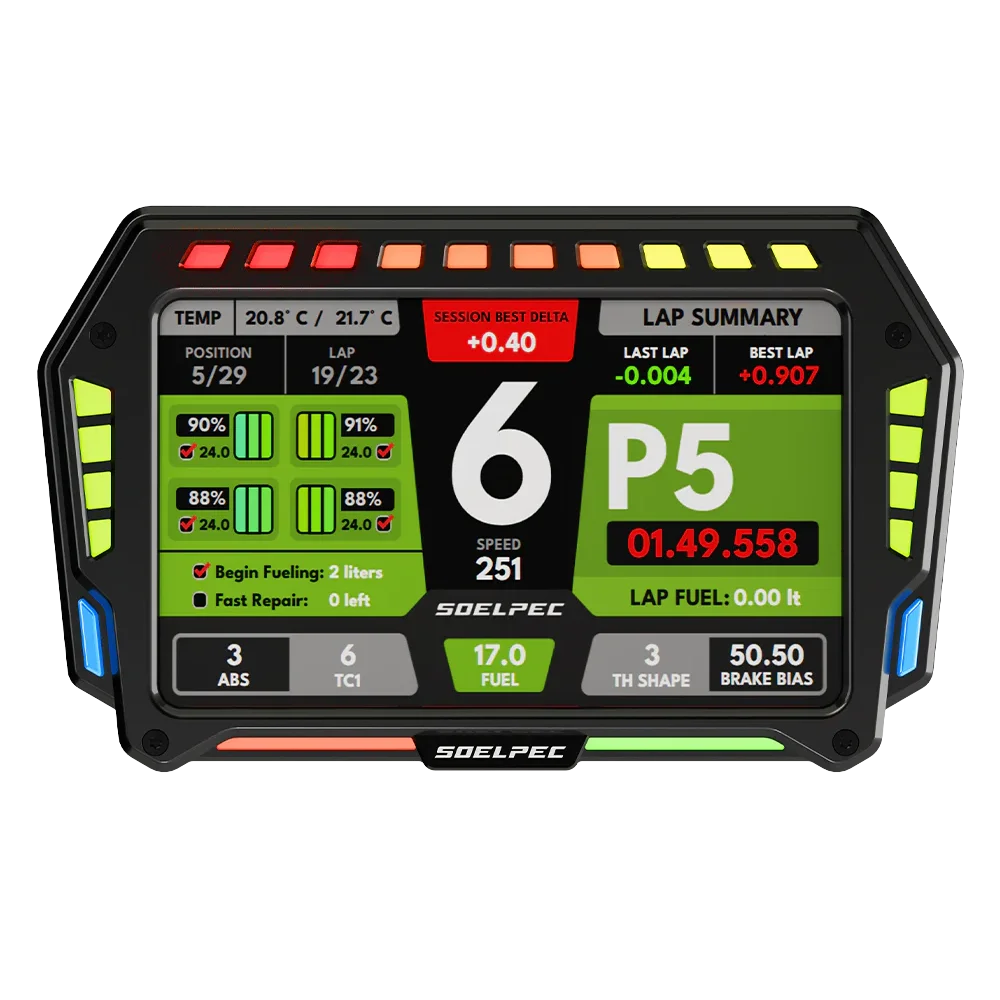 Soelpec XR-7 Dashboard