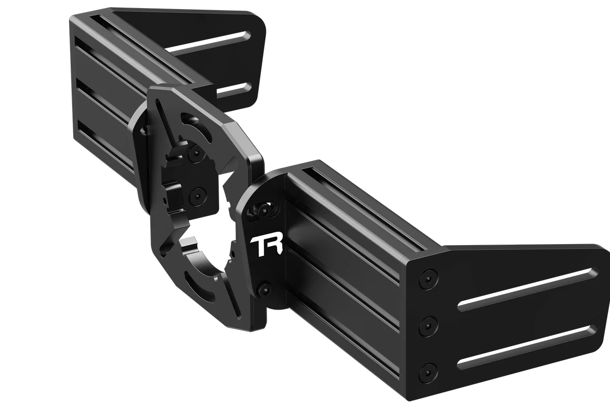 TR-One Black Fully Adjustable Direct Fit Wheel Mount for Simucube, VRS, Accuforce, OSW, Mige etc