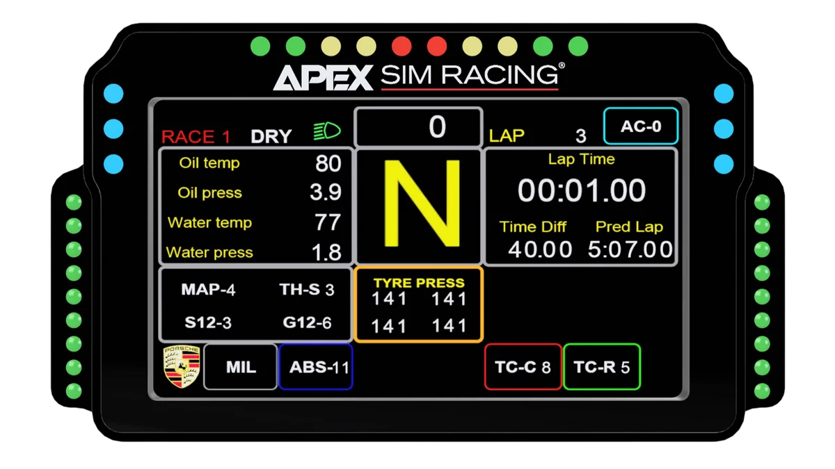 GT3R 5" DDU Sim Racing Display V2
