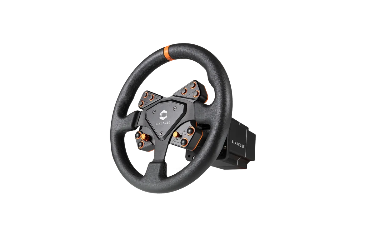 Simucube Tahko Round Black Edition x Simucube 2 Wheelbase Bundle Simucube 2 Sport