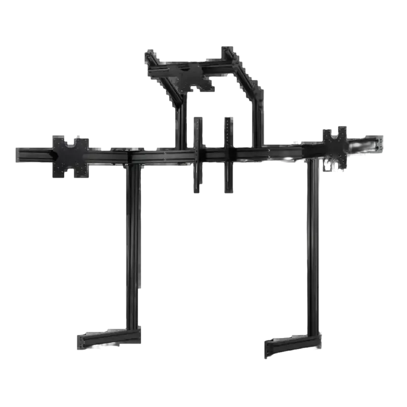 Next Level Racing Elite Quad Monitor Stand - Black Edition