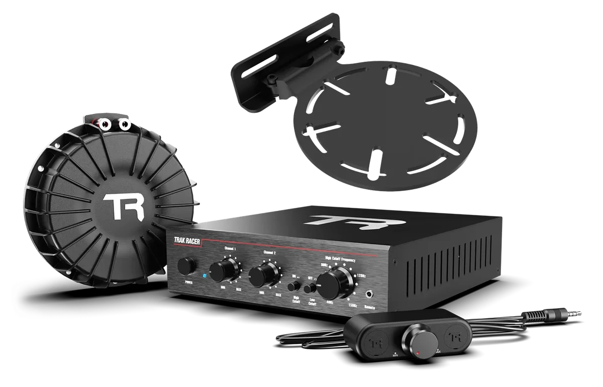 Haptic Bass Shaker Kit with 200W Amp, 100W Shaker and Shaker Mount