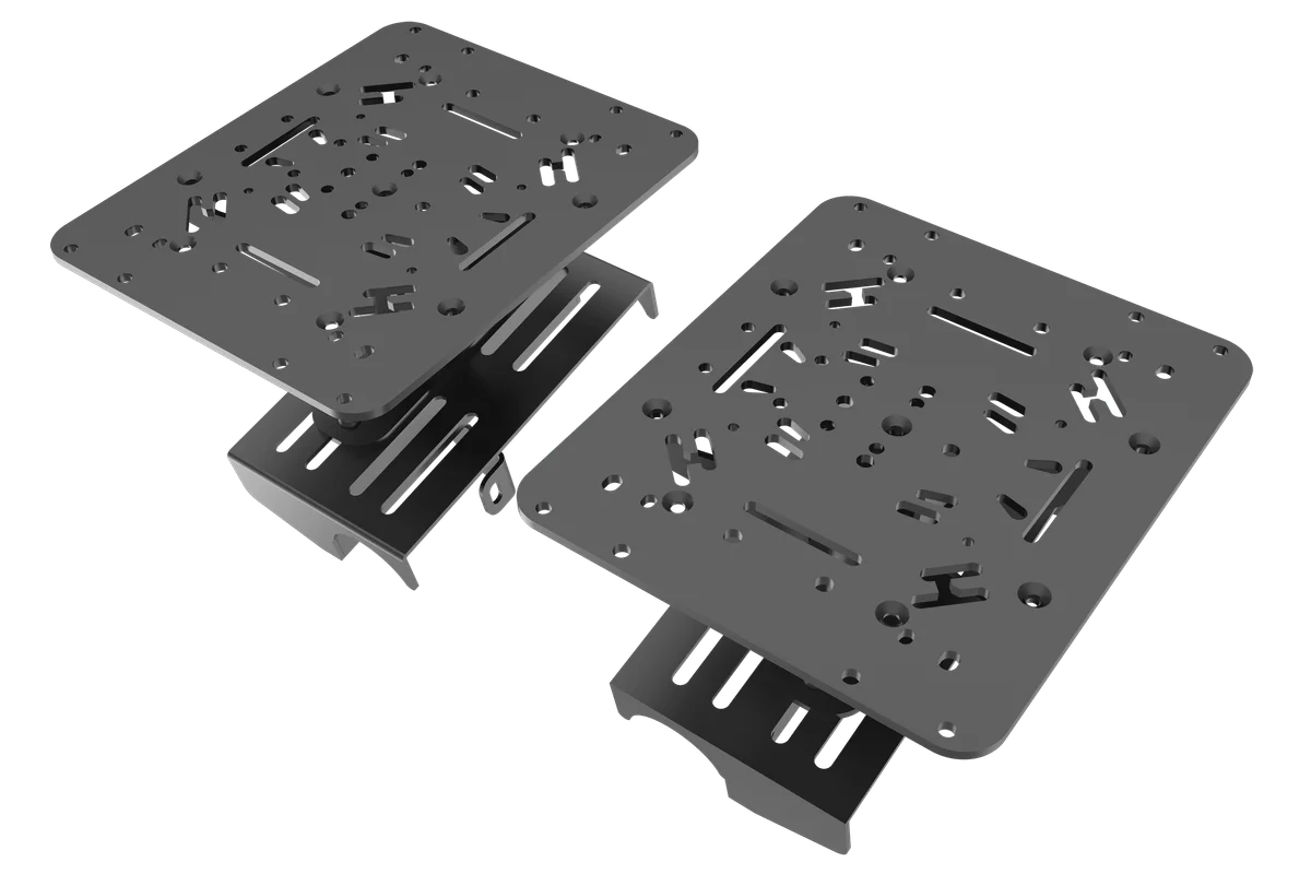 FLIGHT SIMULATOR MOUNTS - LEFT AND RIGHT SET FOR ALPINE RACING TRX