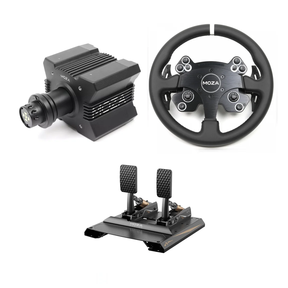 Moza R9 + CS V2P + CRP2 Bundle