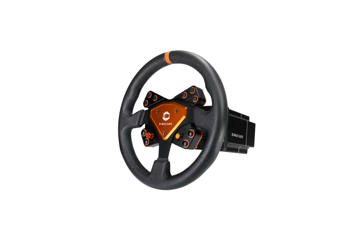 Simucube Tahko Round Orange Edition x Simucube 2 Wheelbase Bundle