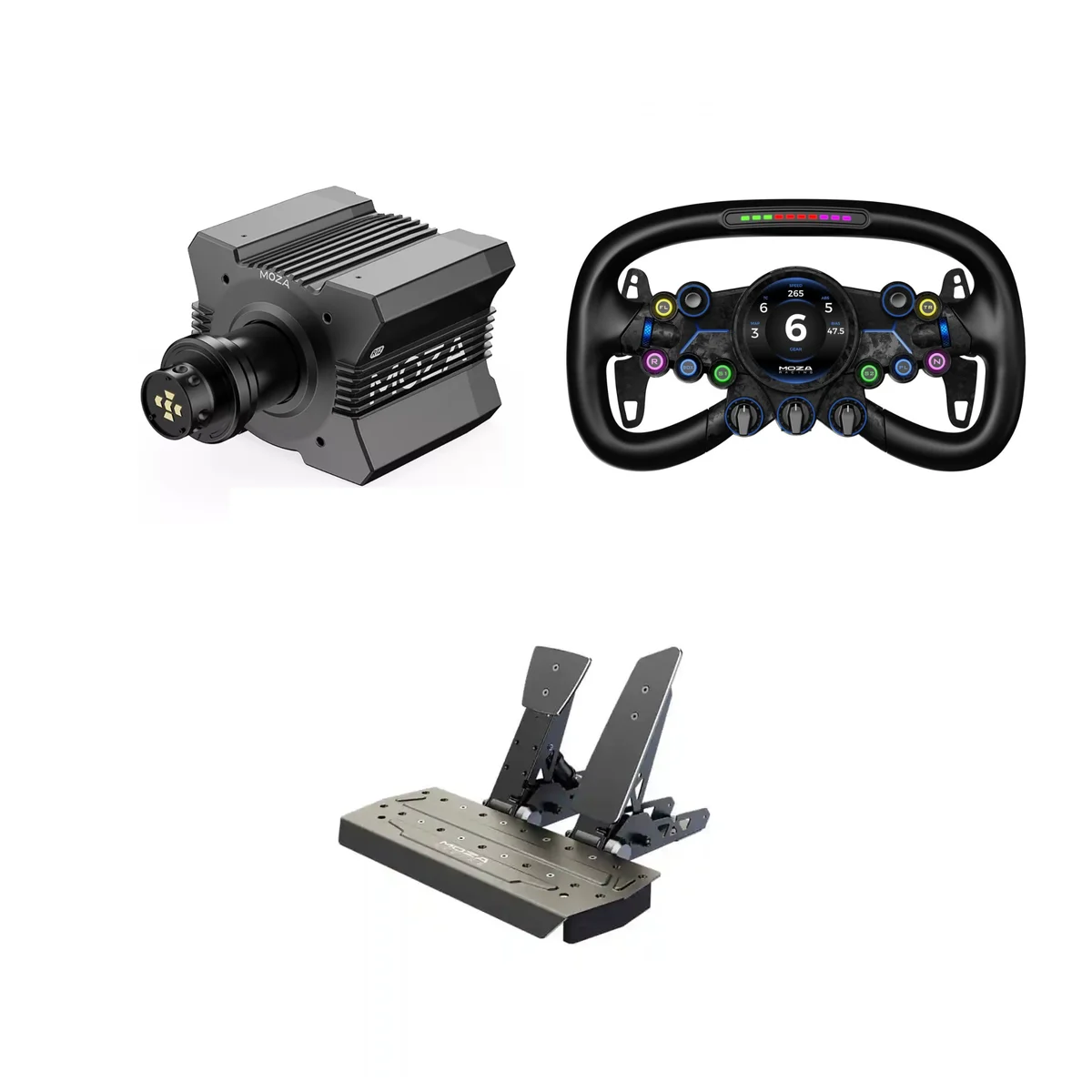 Moza R12 + Vision GS + SR-P Bundle