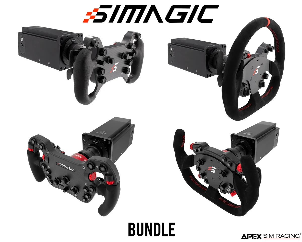 Simagic Alpha Direct Drive Wheel Base Bundle (Bundle & Save)