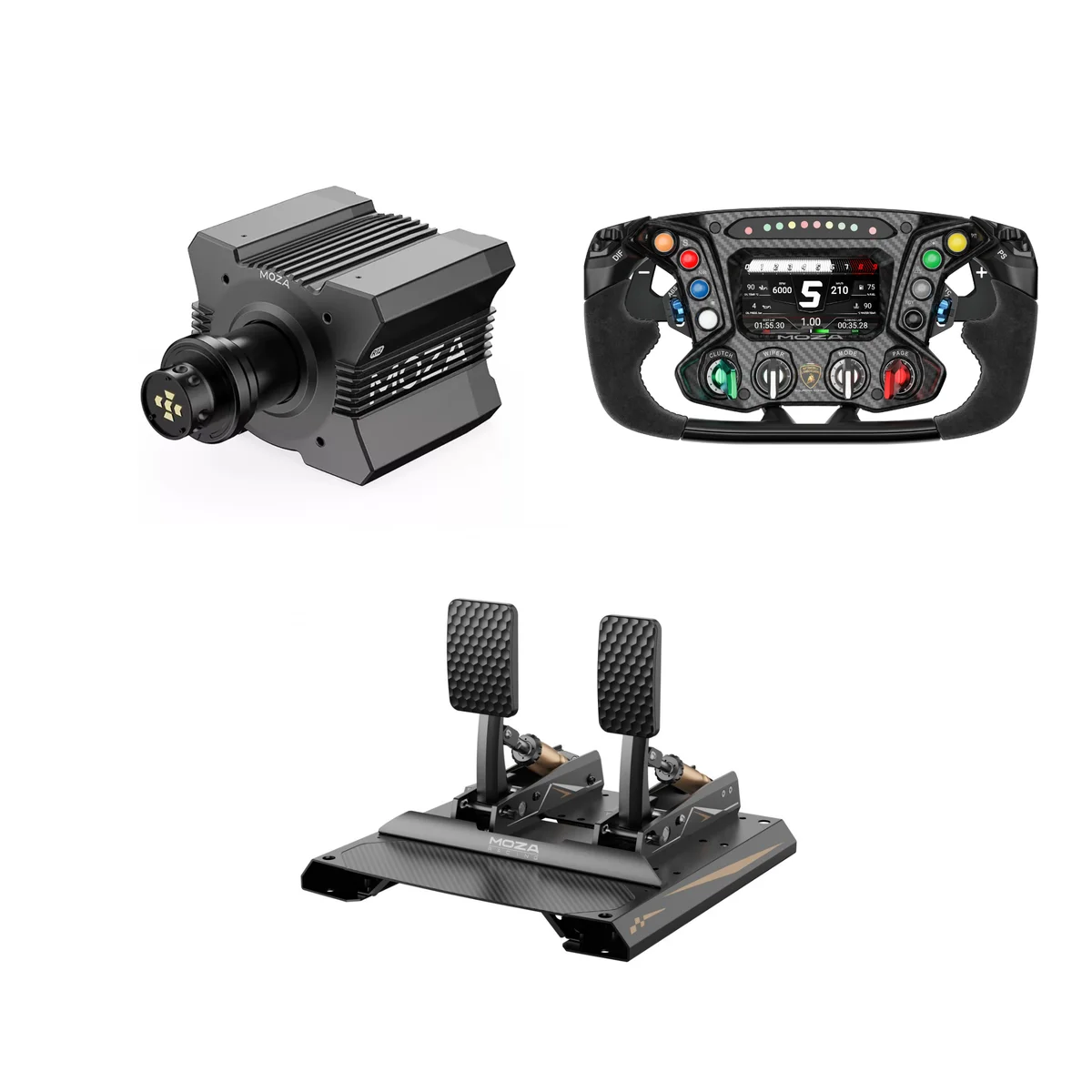 Moza R12 + Essenza SCV12 + CRP2 Bundle