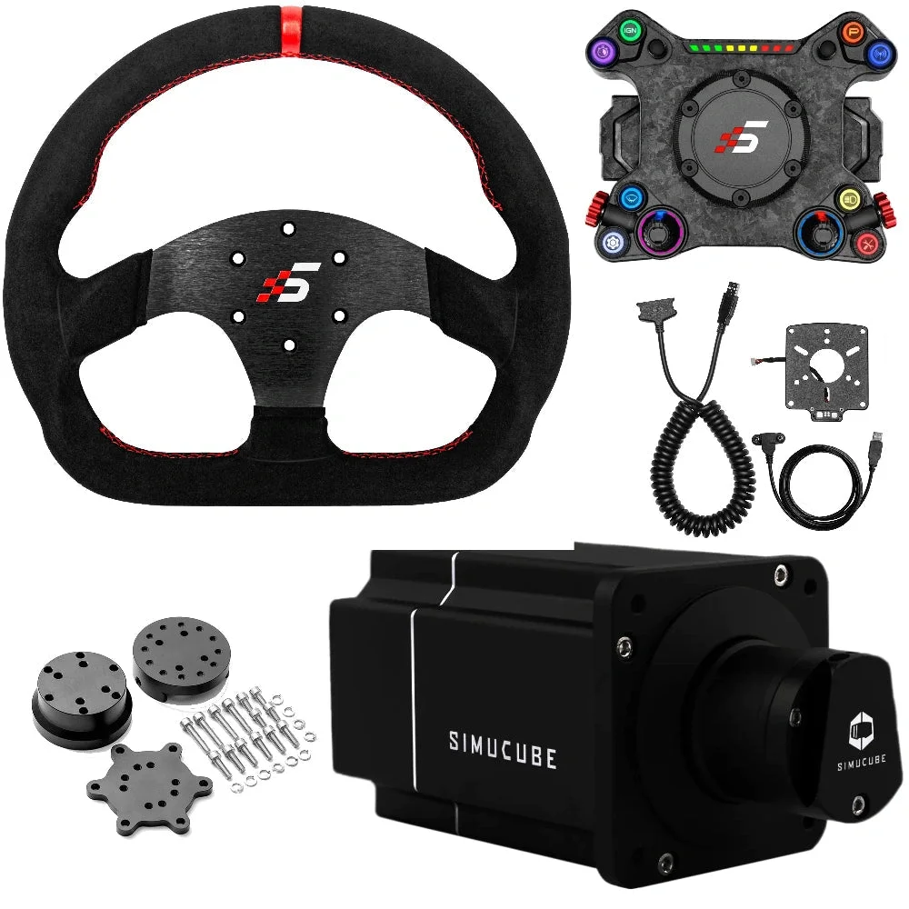 Simucube 2 Pro + Simagic NEO X HUB + P-325D Suede Bundle