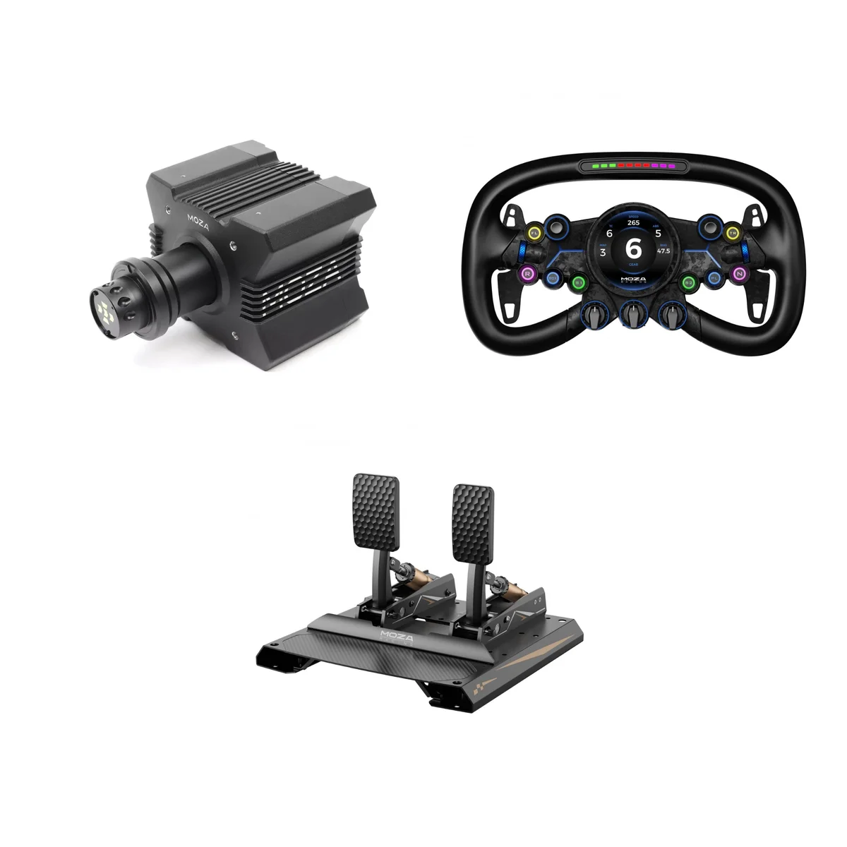 Moza R9 + Vision GS + CRP2 Bundle