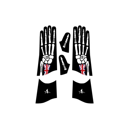 Abruzzi Templated Long Print Glove – Bones