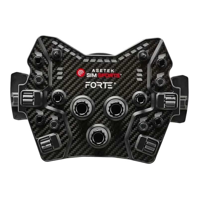 Asetek SimSports Forte GT Button Box (Black, Aluminum)
