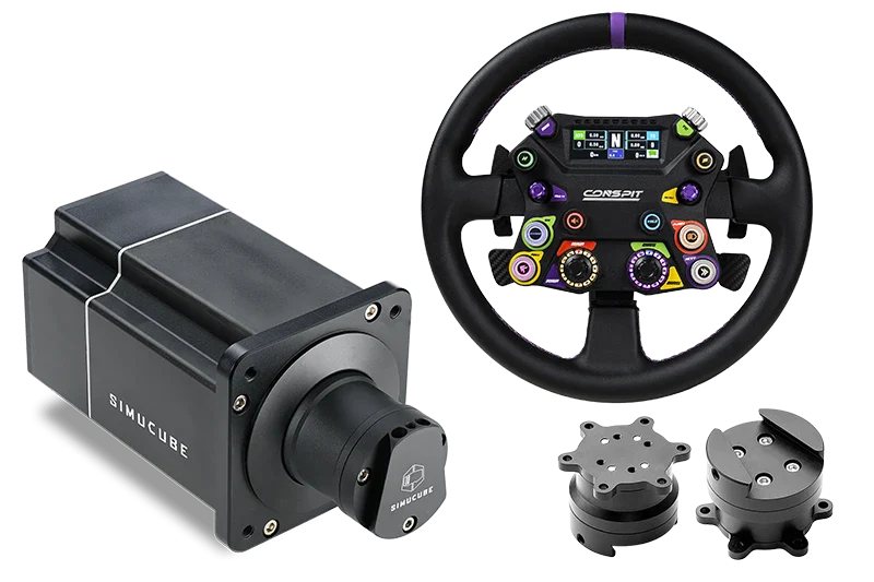 Simucube 2 Pro + Conspit 310 Apex Steering Wheel Bundle