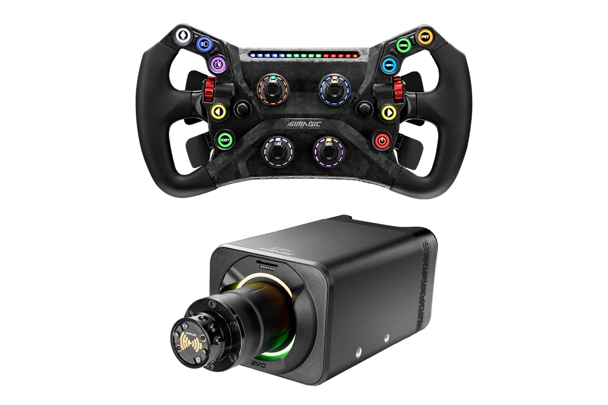 Simagic Alpha EVO Pro 18Nm Wheel Base & GT NEO Steering Wheel Bundle