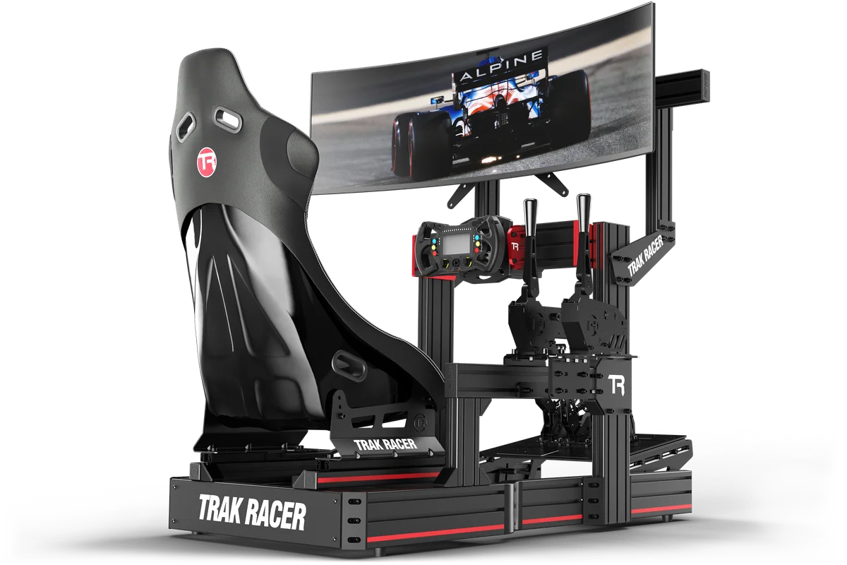 Small Cockpit-Mounted Single Monitor Stand - 800mm / 31.5" Wide