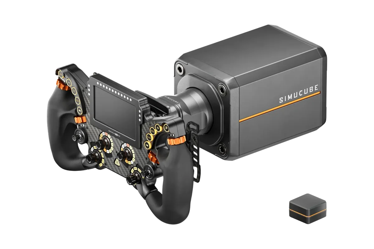 BavarianSimTec Delta Pro SC x Simucube 3 wheelbase Simucube Sport + Link Hub