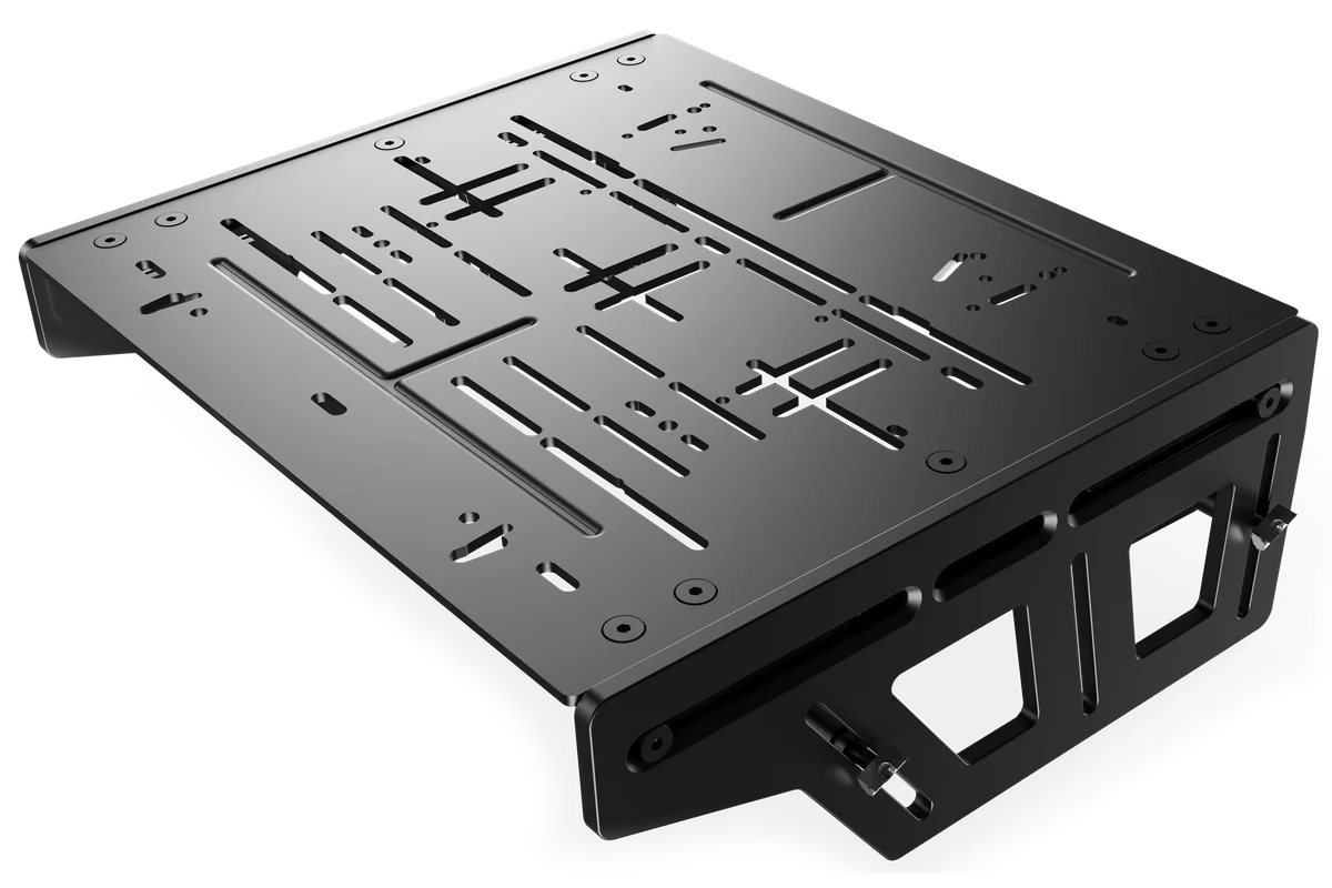 Universal TR-One Pedal Mounting System including Pre-Drilled Pedal Plate