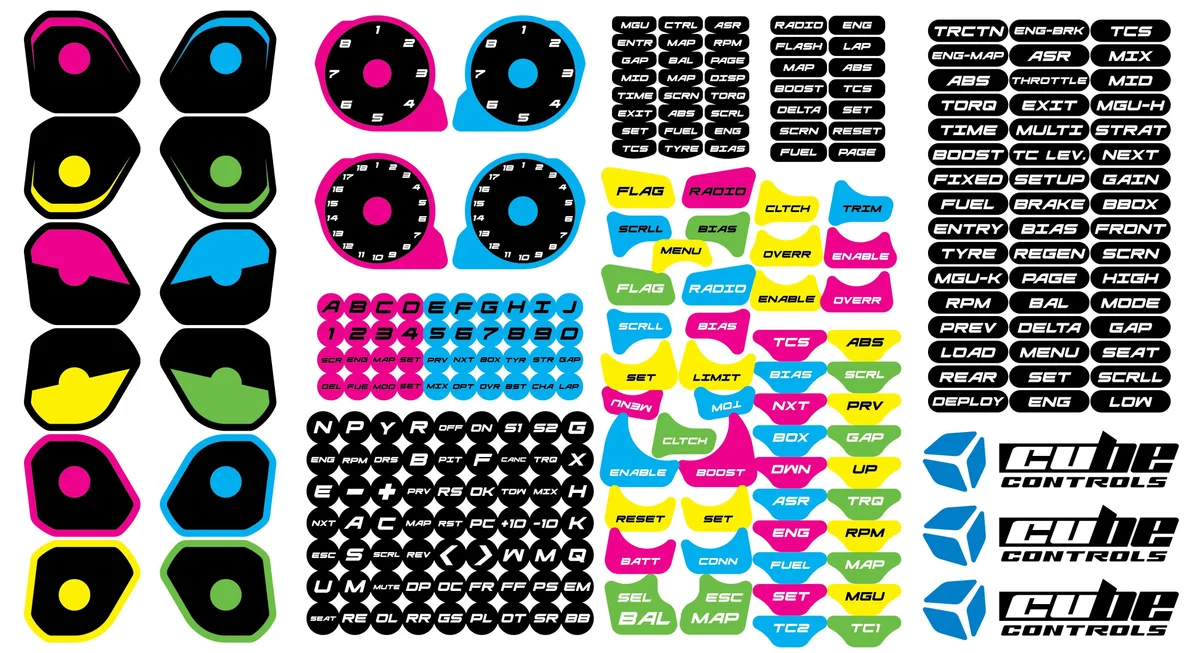 Cube Controls Sticker Kits
