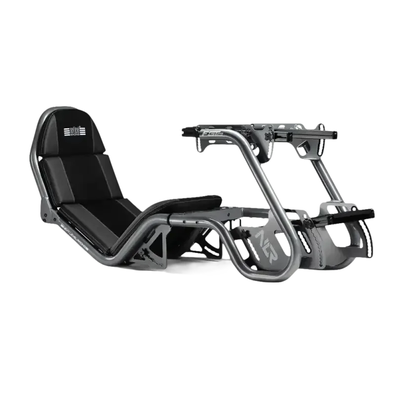 Next Level Racing F-GT Pro Formula and GT Racing Simulator Cockpit - Grey Edition