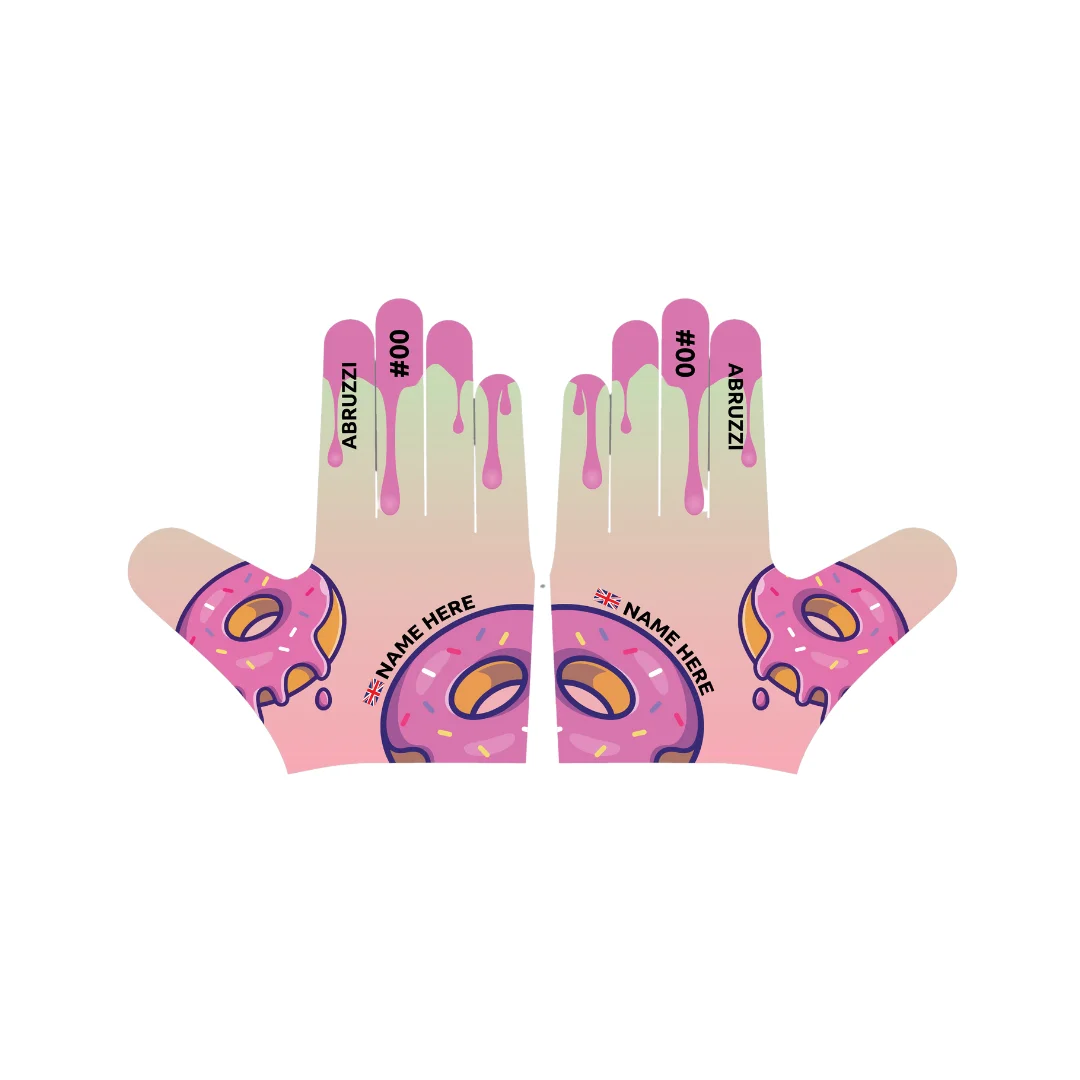 Abruzzi Templated Short Print Glove - It's Doughnut Time!