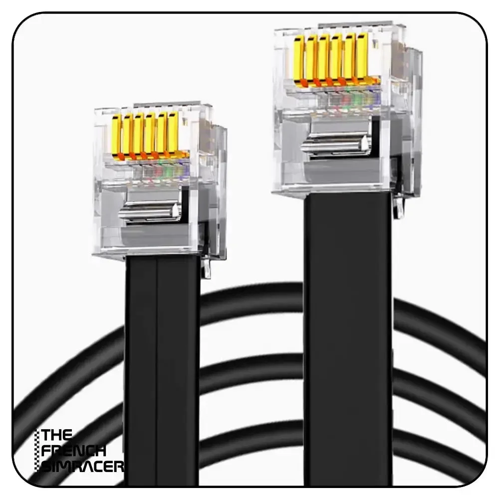 SimNet RJ12 cable for Thrustmaster wheelbase