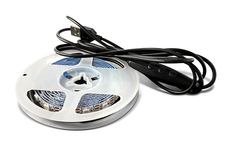 2M/6.6' LED Strip Lights with 1M/3.3' USB Cable - Set of 2