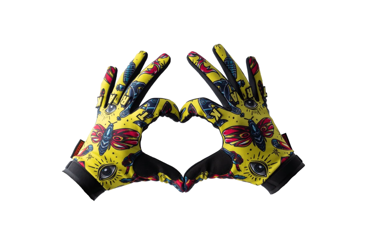 Trak Racer Multi-Use Sim Racing Gloves - Yellow