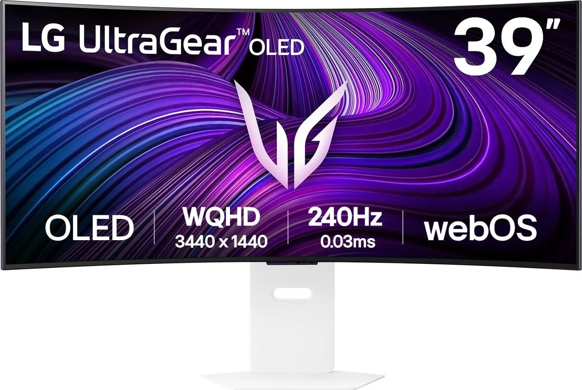LG UltraGear OLED 39" UWQHD 240Hz G-Sync Curved Gaming Monitor