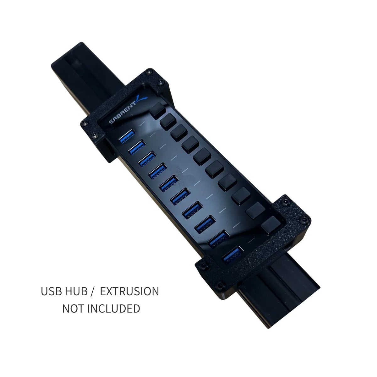 USB 10 Port 60W Hub Mount V2 (Sabrent usb hub not included)