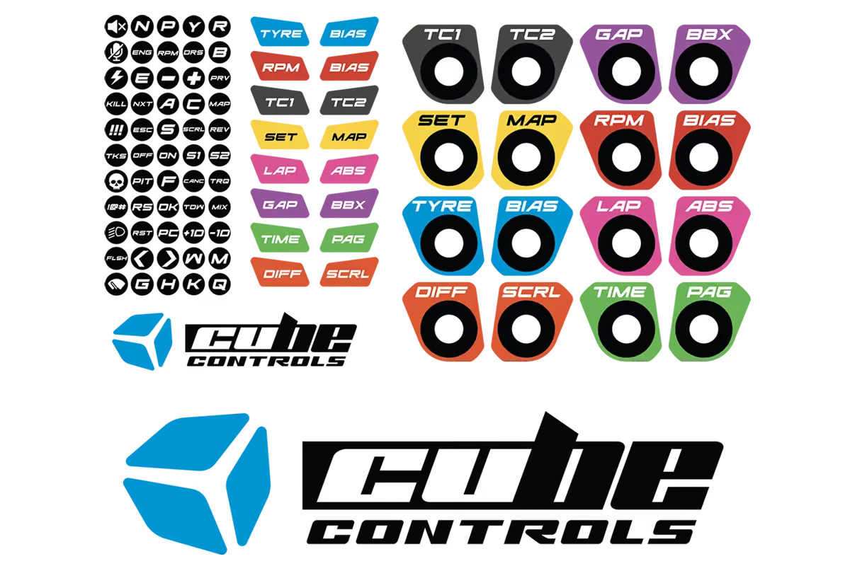 Cube Controls Stickers F-CORE