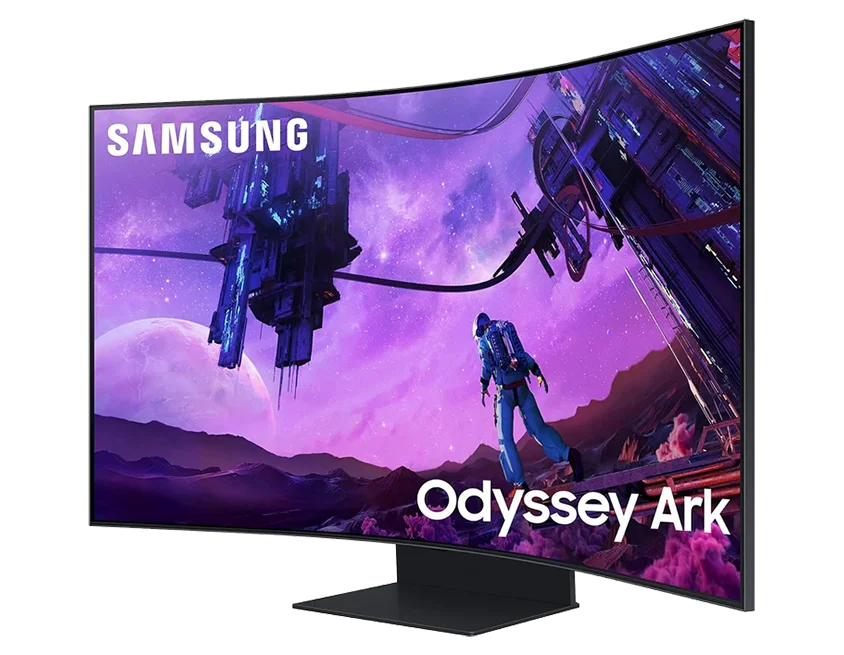 SAMSUNG 55-inch Odyssey Ark 4K UHD 165Hz Curved Quantum Mini LED Gaming Monitor