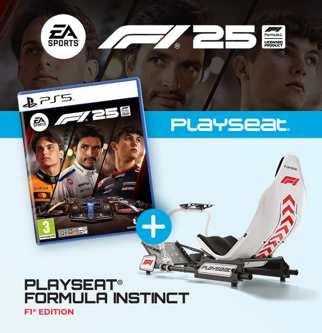 Bundle Playseat Formula Instinct F1 + Juego EA Sports F1 25 PS5 | Xbox