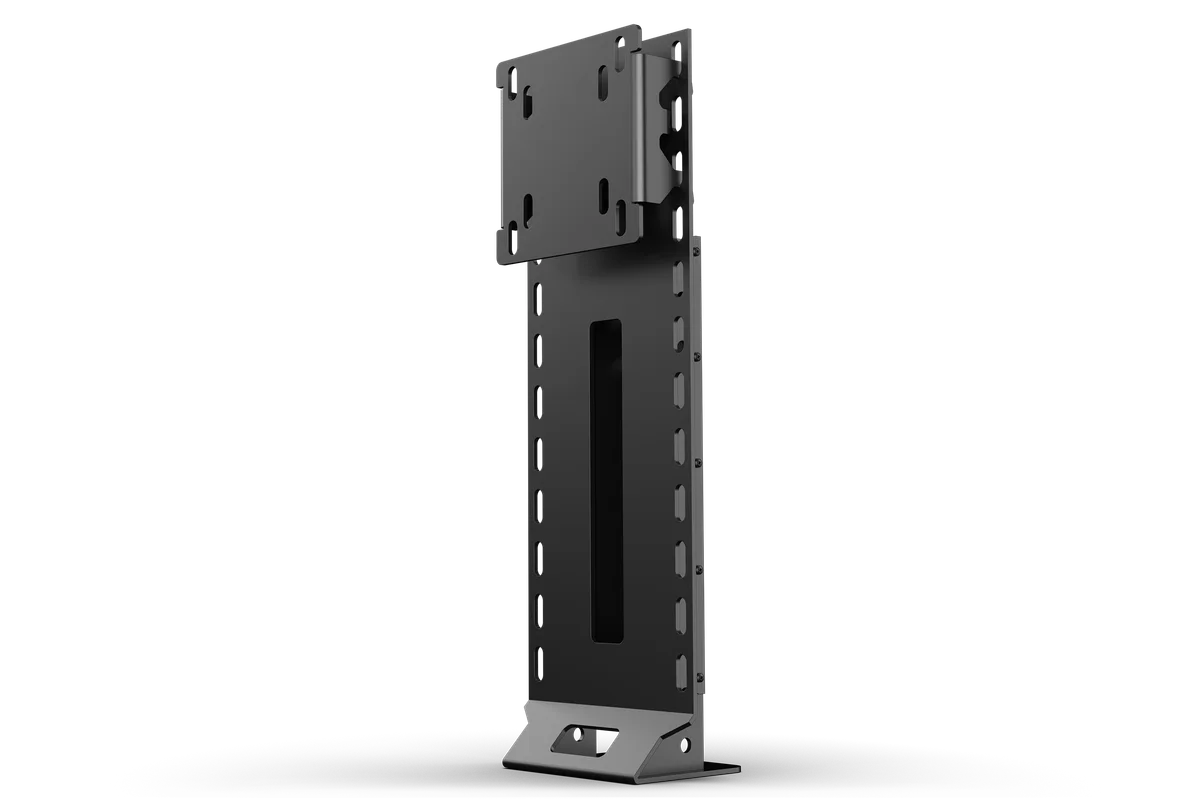 Integrated Single Monitor Stand for Trak Racer Alpine Racing TRX - Holds up to 70"