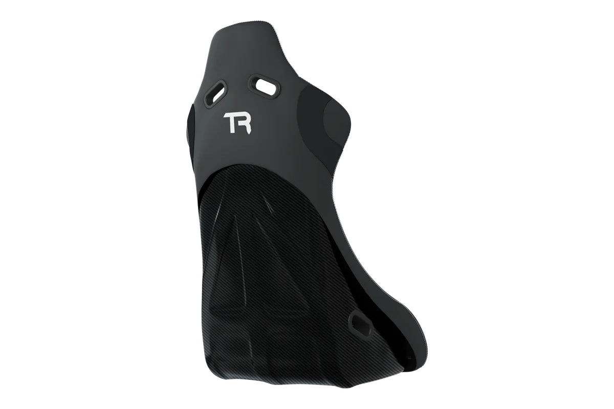 GT Rally-Pro Fixed Fiberglass Sim Racing Seat - Carbon Fiber Finish